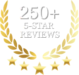 250+ 5 Star Reviews
